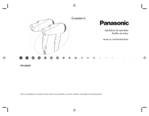 Priručnik Panasonic EH-5263 Sušilo za kosu