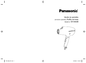 Priručnik Panasonic EH-NA98 Sušilo za kosu