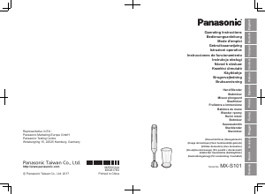 Manual de uso Panasonic MX-S101 Batidora de mano