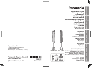 Handleiding Panasonic MX-S301 Staafmixer