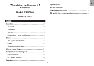 OREGON SCIENTIFIC TW223 USER MANUAL Pdf Download