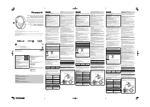 Manual Panasonic RP-HD605N Căşti