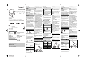 Instrukcja Panasonic RP-HD605NE Słuchawki