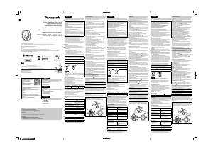 Manual Panasonic RP-HD610N Headphone