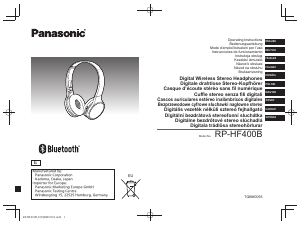 Manuale Panasonic RP-HF400B Cuffie