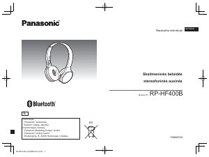 Vadovas Panasonic RP-HF400B Ausinės