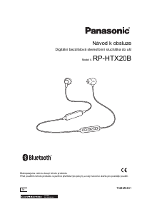 Manuál Panasonic RP-HTX20B Sluchátka