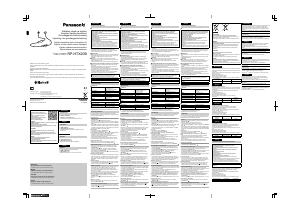 Használati útmutató Panasonic RP-HTX20B Fejhallgató