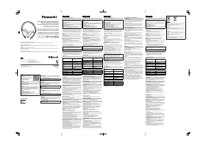 Наръчник Panasonic RP-HTX80BE Слушалка