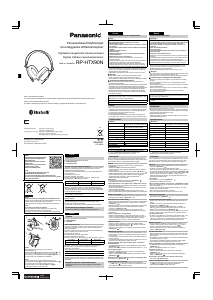 Bruksanvisning Panasonic RP-HTX90NE Hodetelefon