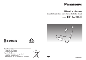 Manuál Panasonic RP-NJ300 Sluchátka