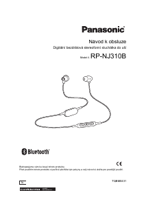 Manuál Panasonic RP-NJ310B Sluchátka