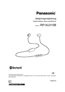 Brugsanvisning Panasonic RP-NJ310B Hovedtelefon