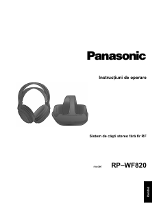 Manual Panasonic RP-WF820 Căşti
