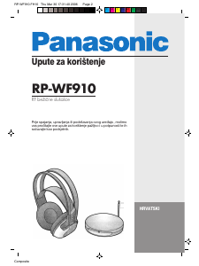 Priručnik Panasonic RP-WF910E Slušalica