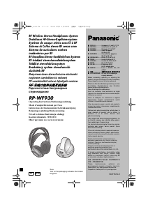 Manuale Panasonic RP-WF930 Cuffie