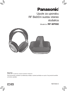 Priručnik Panasonic RP-WF950 Slušalica