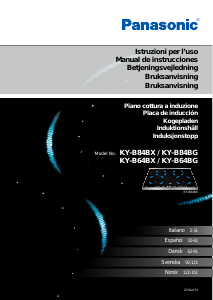 Manuale Panasonic KY-B64BGBXD Piano cottura