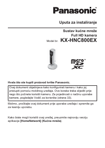 Priručnik Panasonic KX-HNC800EX IP kamera