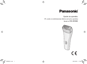 Priručnik Panasonic ES-WH80 IPL uređaj