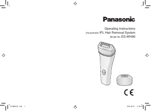 Bedienungsanleitung Panasonic ES-WH90 IPL gerät