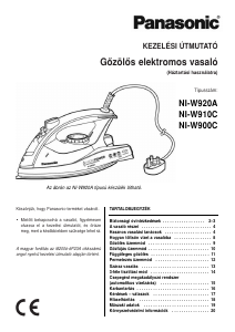 Használati útmutató Panasonic NI-W900C Vasaló