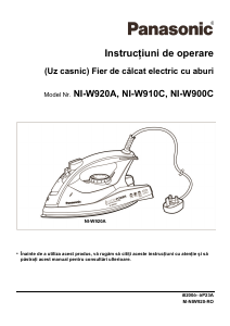 Manual Panasonic NI-W920ALXA Fier de călcat
