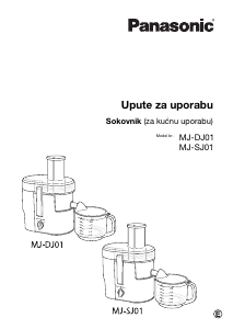 Priručnik Panasonic MJ-DJ01 Sokovnik