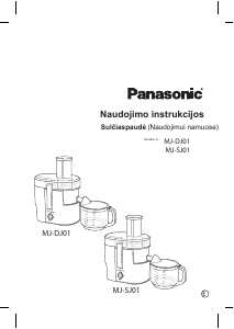 Vadovas Panasonic MJ-DJ01 Sulčiaspaudė