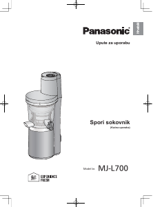 Priručnik Panasonic MJ-L700 Sokovnik