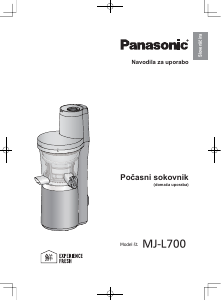 Priročnik Panasonic MJ-L700 Sokovnik
