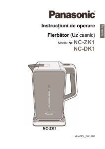 Manual Panasonic NC-ZK1HXE Fierbător