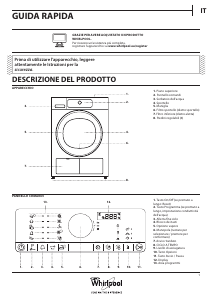 Manuale Whirlpool HSCX 70310 Asciugatrice