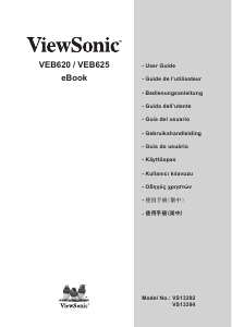 Handleiding ViewSonic VEB620 E-reader