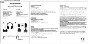 Manual Vakoss MH942 Headphone