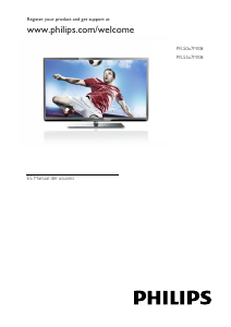 Manual de uso Philips 32PFL5007M Televisor de LCD