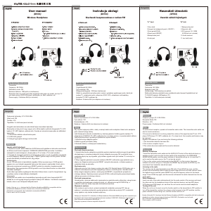 Manual Vakoss MH966 Headphone