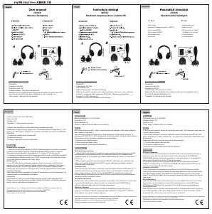 Manual Vakoss MH968 Headphone