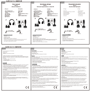 Manual Vakoss MH970 Headphone