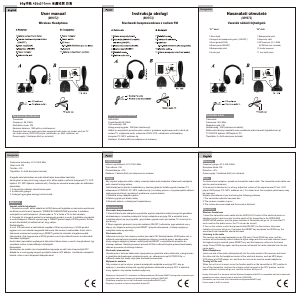 Instrukcja Vakoss MH972 Słuchawki