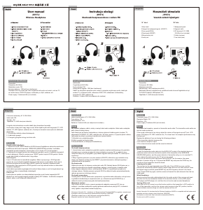 Manual Vakoss MH974 Headphone