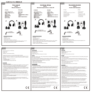 Manual Vakoss MH978 Headphone