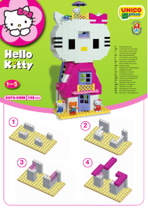 Brugsanvisning Unico set 8674 Hello Kitty Hus