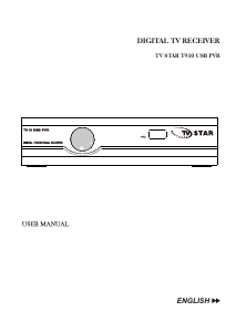 Manual TV Star T910 Digital Receiver