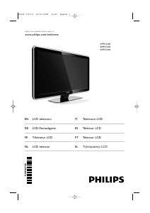 Manual de uso Philips 37PFL7403D Televisor de LCD