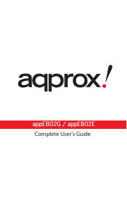 Handleiding Approx APPEB02E E-reader