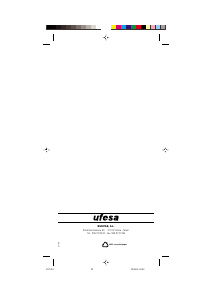 Manual Ufesa CK7351 Coffee Machine