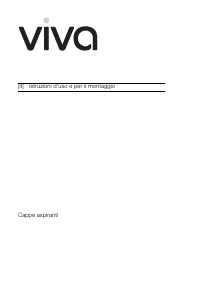 Manuale Viva VVA62E250 Cappa da cucina