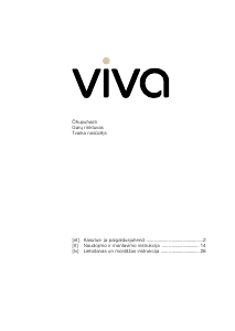 Rokasgrāmata Viva VVA66E652 Tvaika nosūcējs