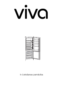 Rokasgrāmata Viva VVIV2820 Ledusskapis ar saldētavu